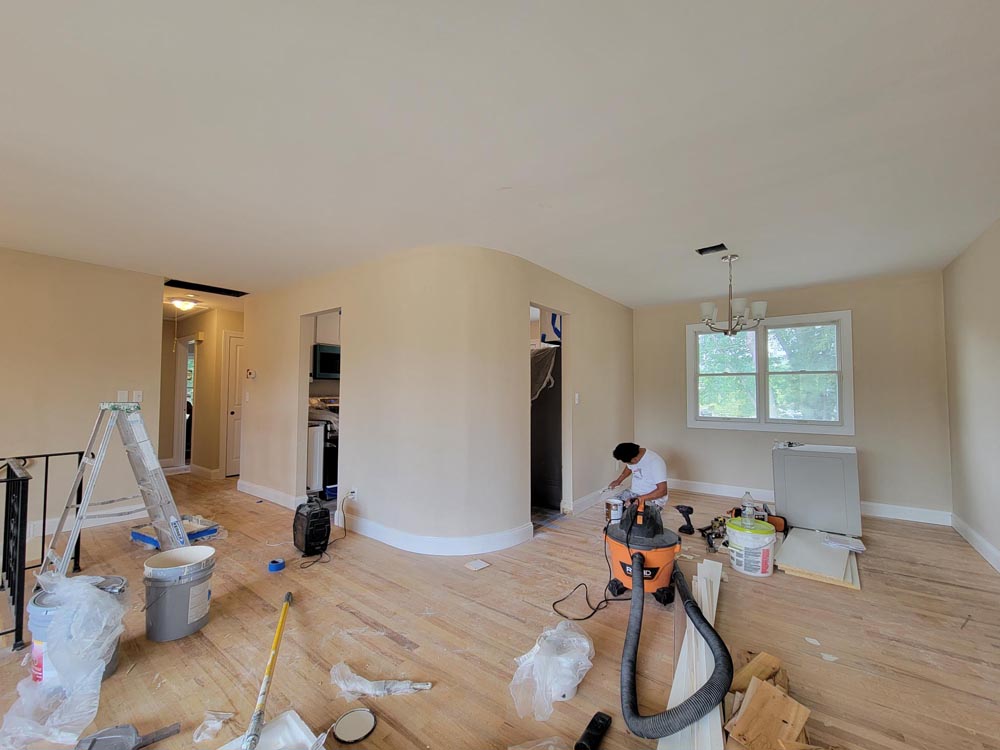 New Jersey Painting Company Interior Painting Prep